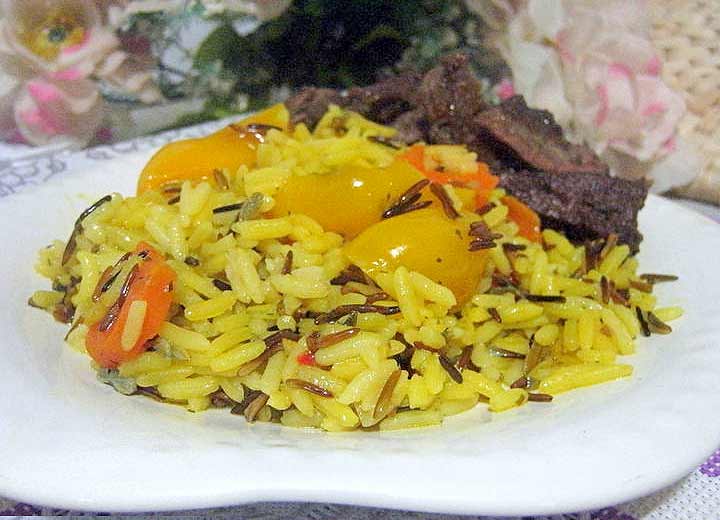 Пряный, рассыпчатый рисовый микс с овощами фото рецепты гарниров